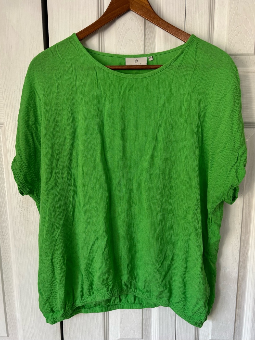 Kaffe Amber Stanley Green Blouse Size 42